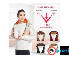 Shiatsu Massager For Back Neck Body 6 Modes With Heat - Car / Home